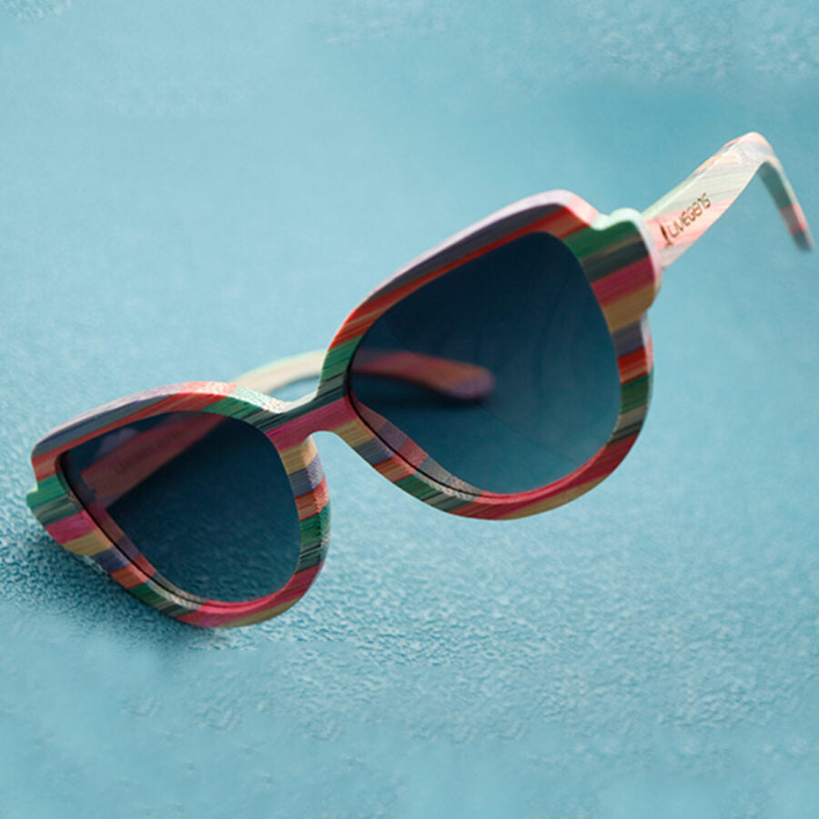 gafas de sol de bambu