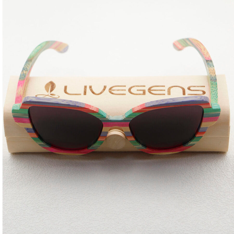 gafas de sol de bambu