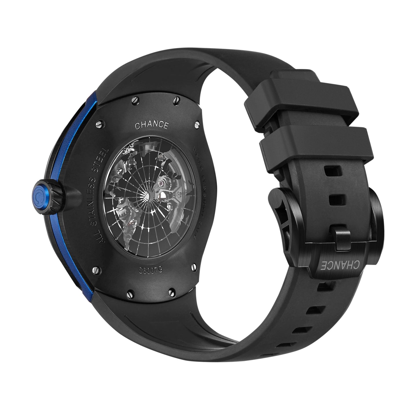 CHANCE Automatic Movement Mechanical Watch for Men Luxury Stainless Steel Case Business Wristwatch Waterproof Clock-8