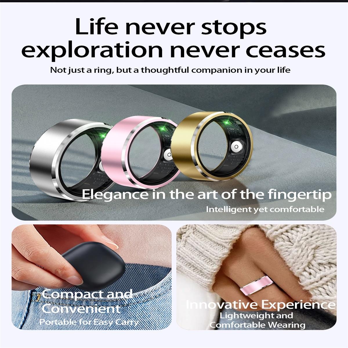 NNEDSZ Smart Ring For Health Monitoring & Multiple Sports Modes - Size 11-4