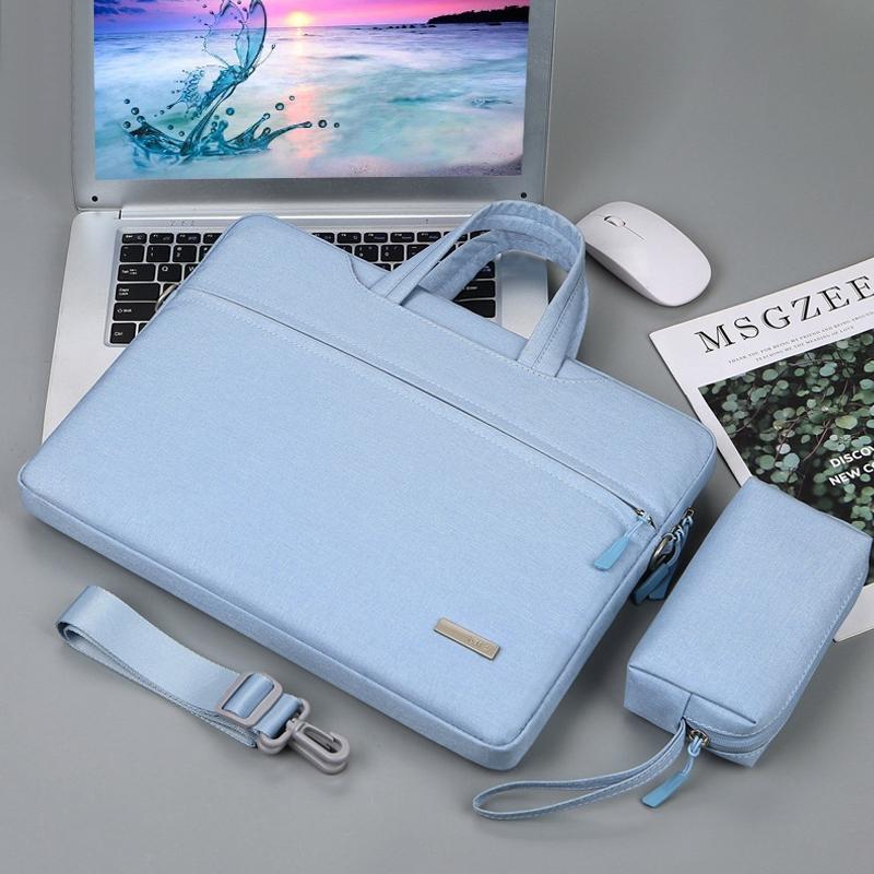 NNEDSZ 12 Laptop Handbag with Shoulder Strap and Power Bag - Inner Bag - Dark Grey-1