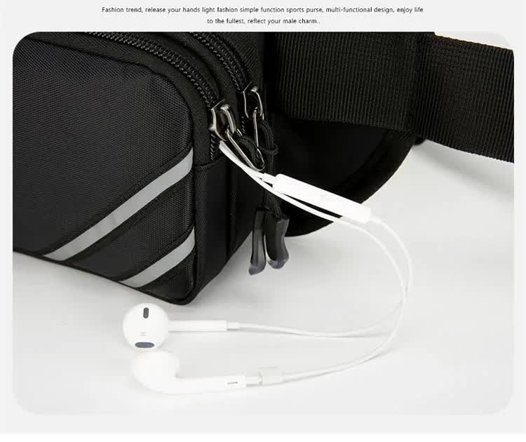 NNEDSZ Water-Resistant Running Waist Pack with Bottle Holder - Adjustable Fitness Belt for Men-4