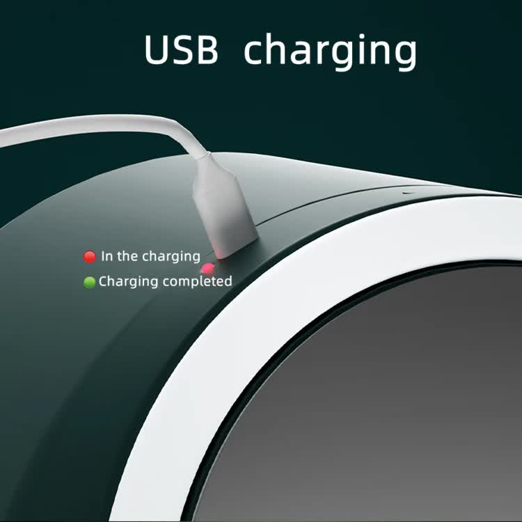 NNEDSZ Pink LED Vanity Makeup Organizer with Partition Storage and Touch-Control Mirror - Large Capacity Cosmetic Box-4