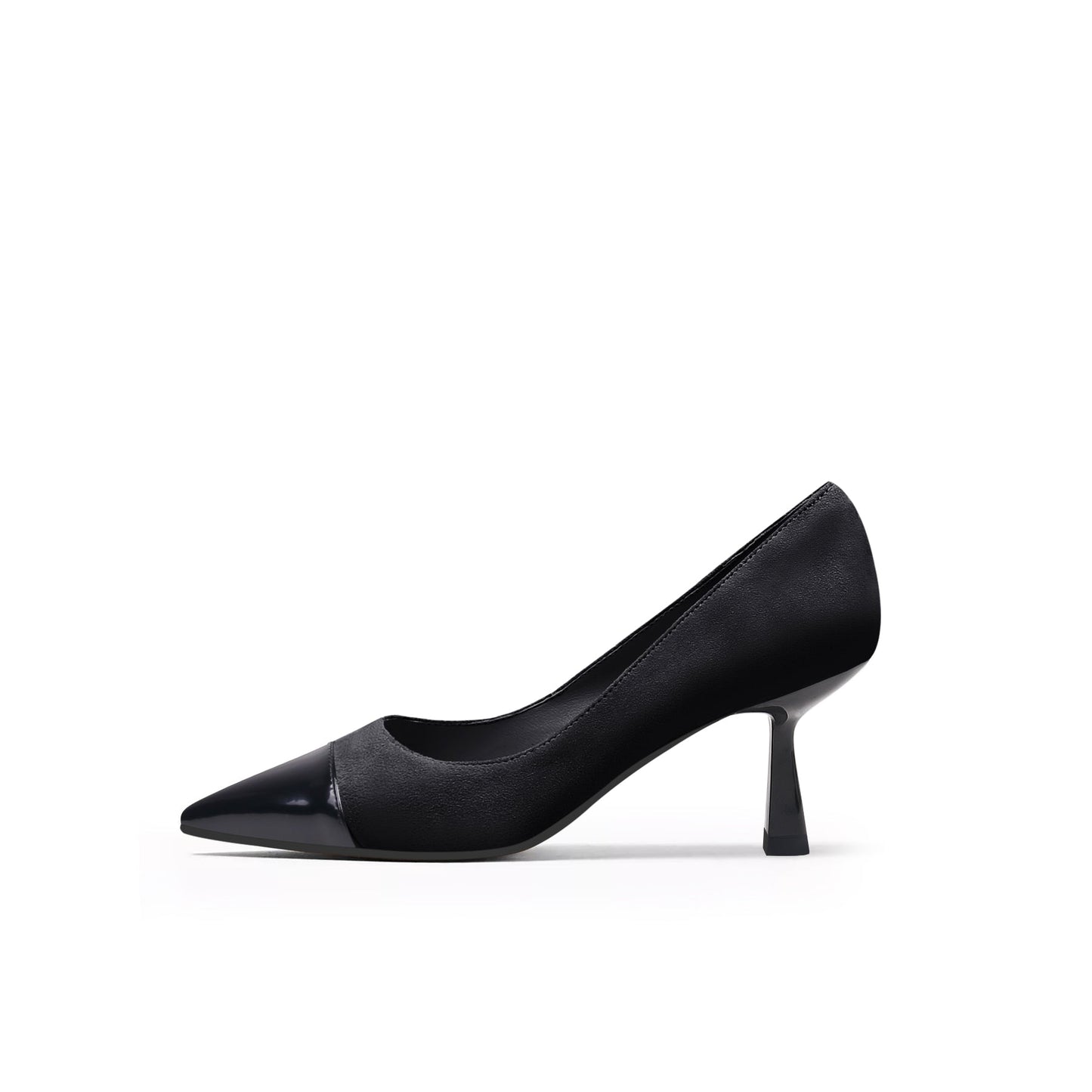Chic Pointed Toe Kitten Heels-5