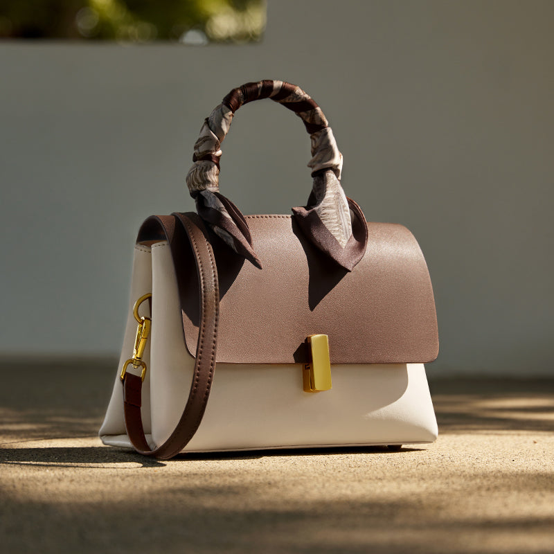 Chocolate Scarf Handbag-4