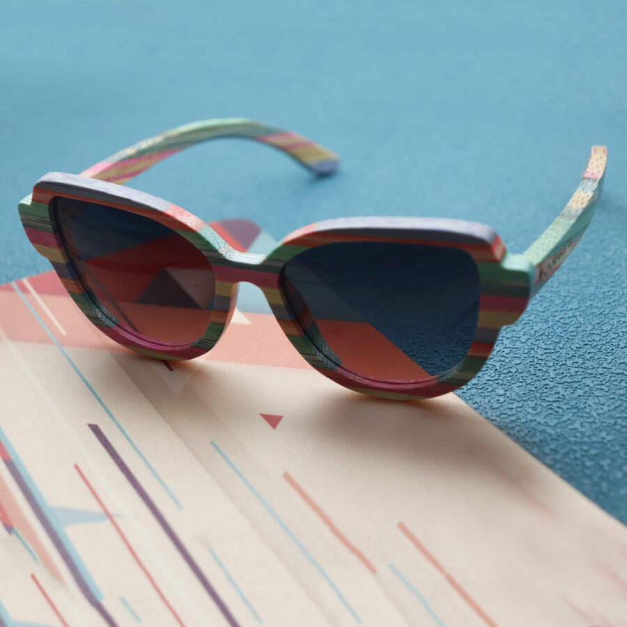 gafas de sol de bambu