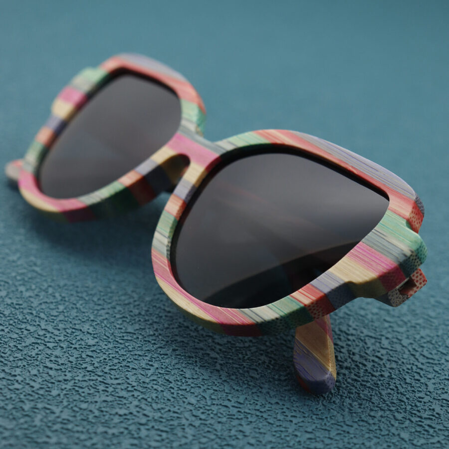 gafas de sol de bambu