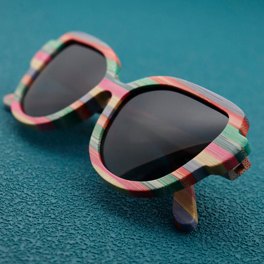 gafas de sol de bambu
