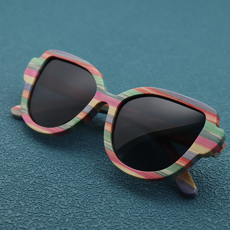 gafas de sol de bambu