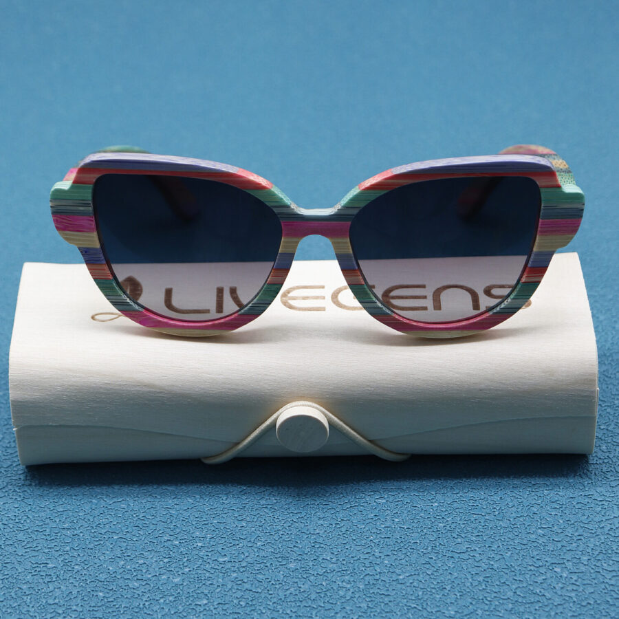 gafas de sol de bambu