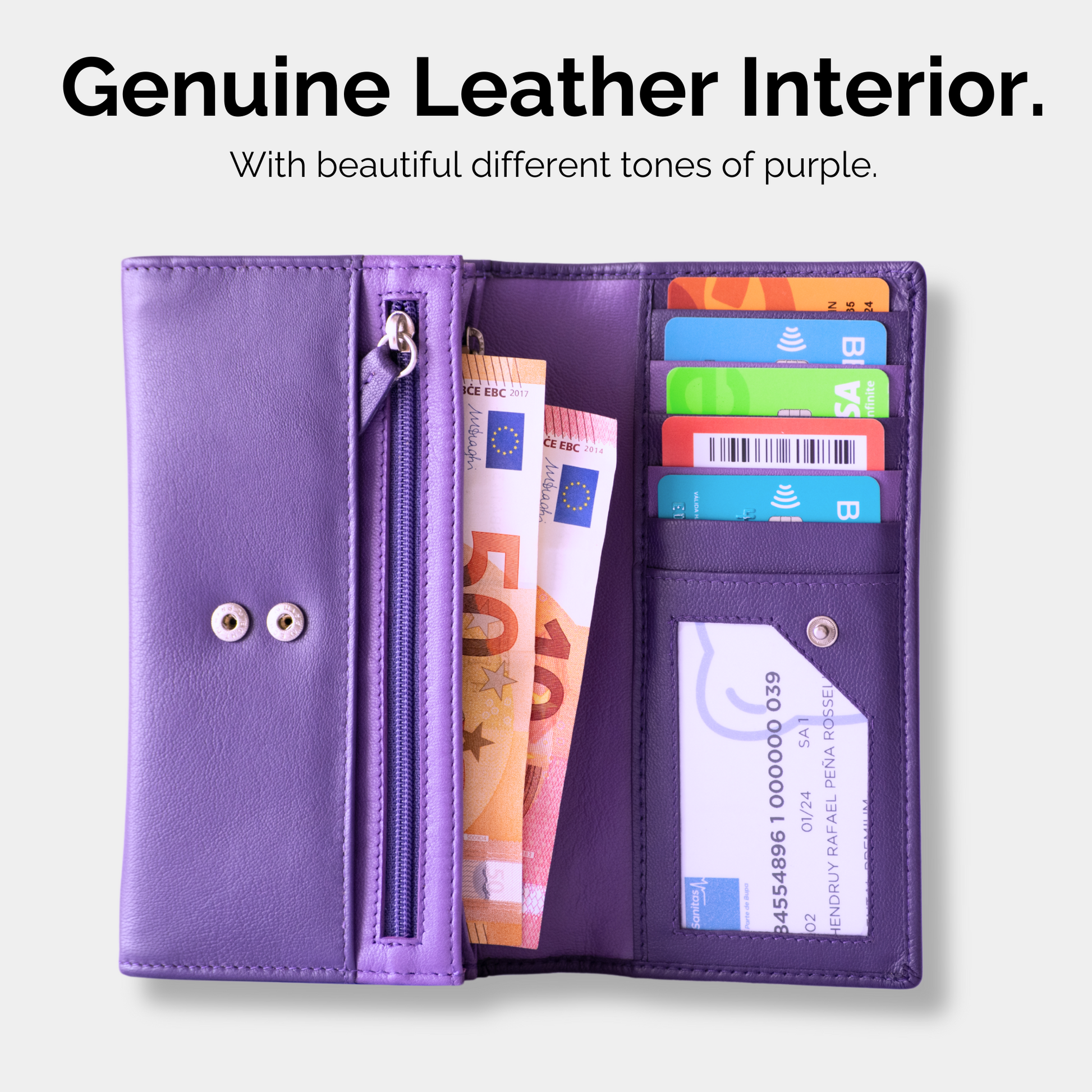 Cartera de Cuero  para Mujer – Modelo Violette – IULIUS-1