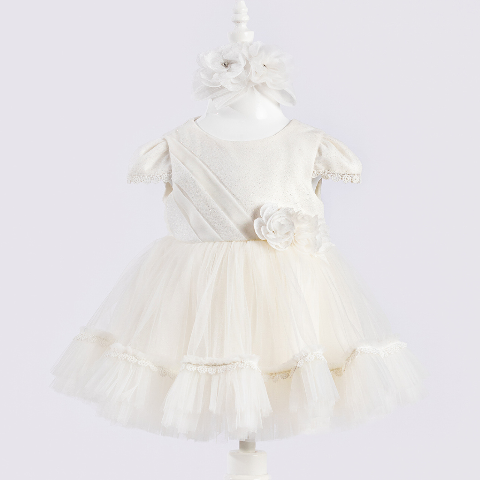Bright Flower Girls Formal Dress-3
