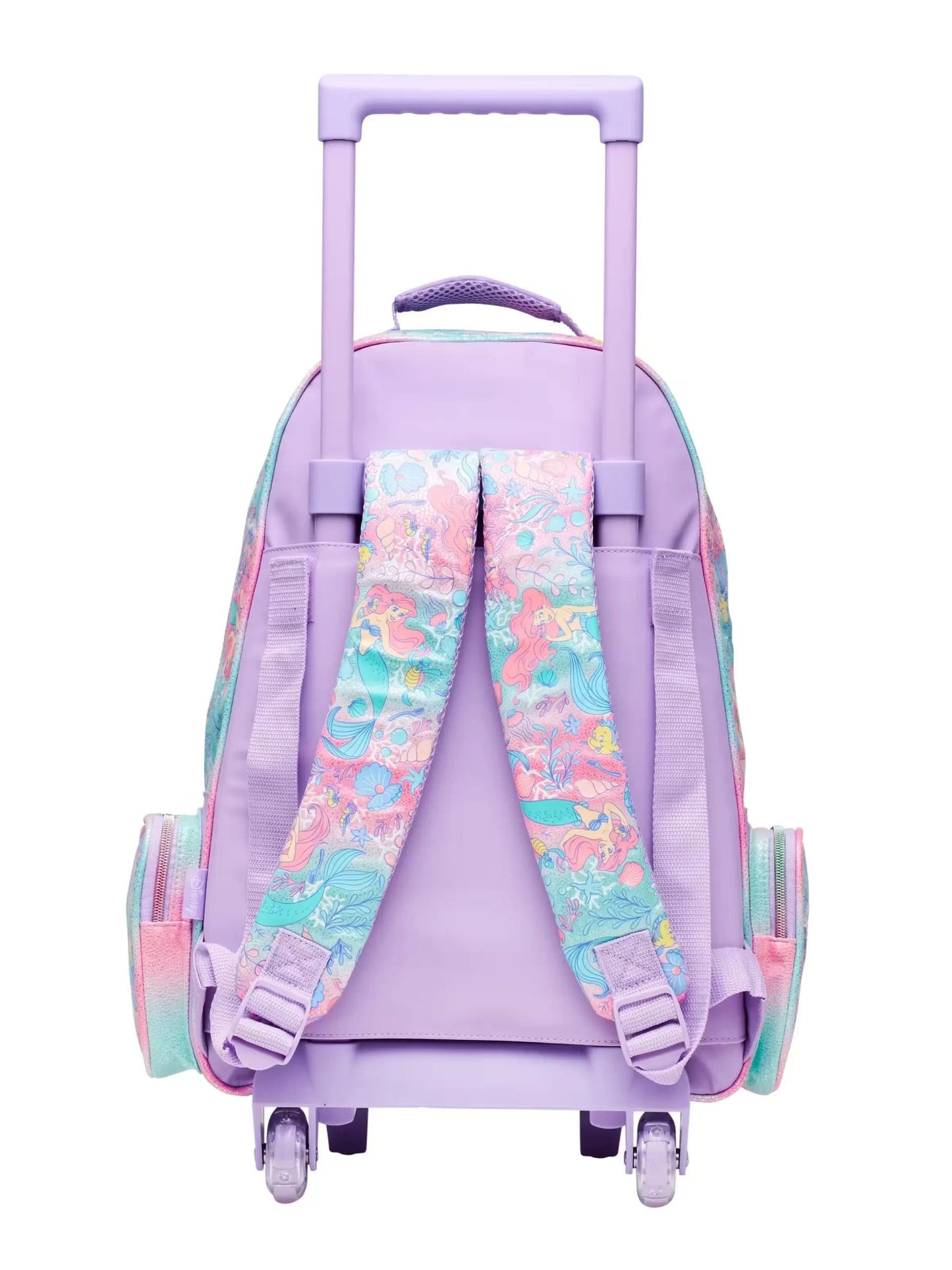 Smiggle - Disney Prenses Çekçekli Işıklı Tekerlekli Çanta-3