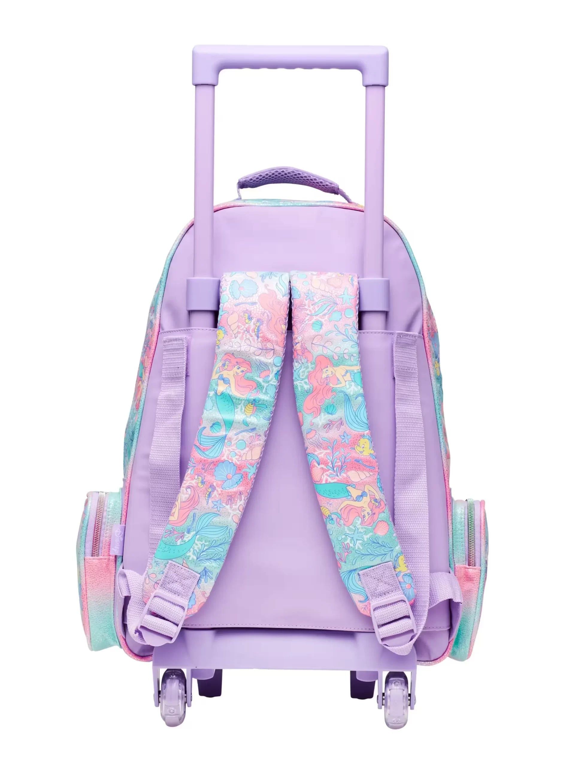 Smiggle - Disney Prenses Çekçekli Işıklı Tekerlekli Çanta-3