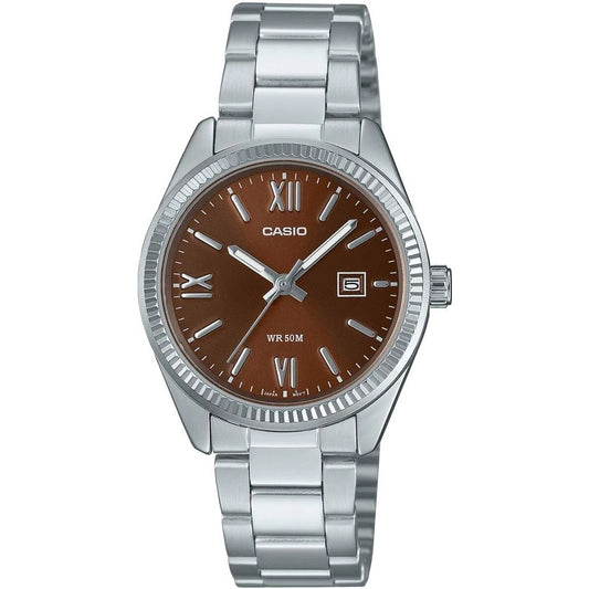 Ladies' Watch Casio LADY DATE - BROWN (Ø 30 mm)-0