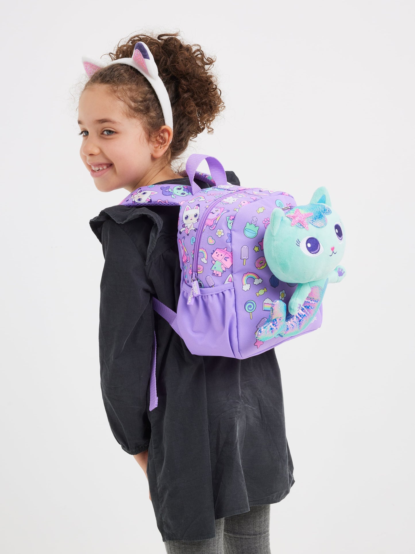 Smiggle - Gabbys Dollhouse Kreş Çıkarabilir Oyuncaklı Sırt Çantası-2