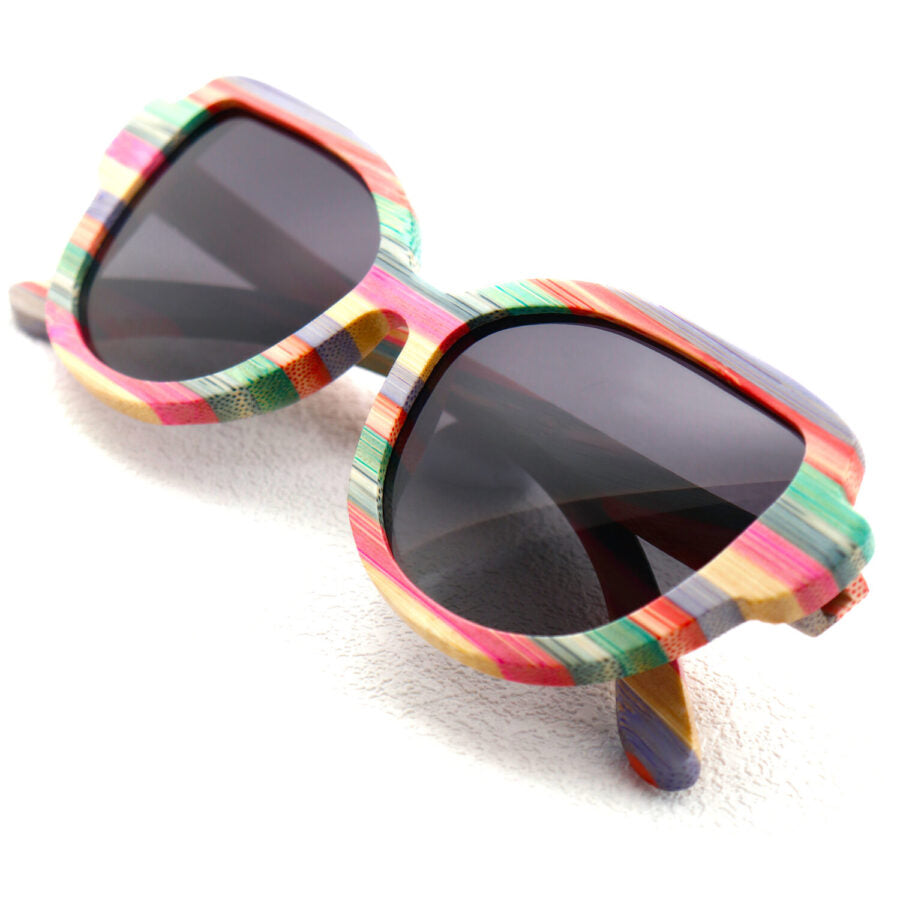 gafas de sol de bambu