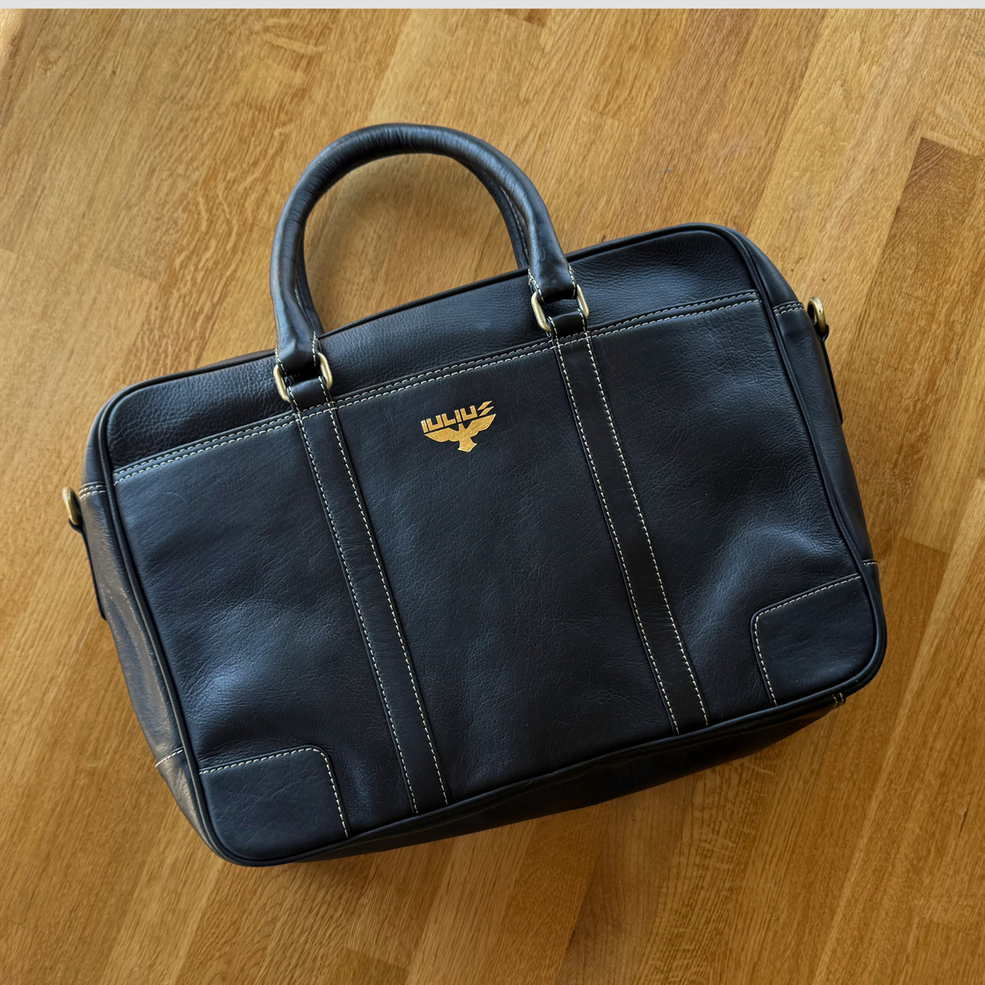 Maletín Ejecutivo de Cuero Genuino para Portátil 15,6” – IULIUS-1
