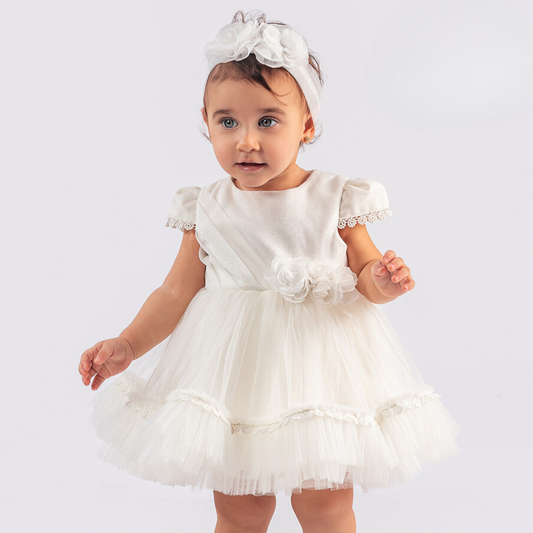 Bright Flower Girls Formal Dress-0