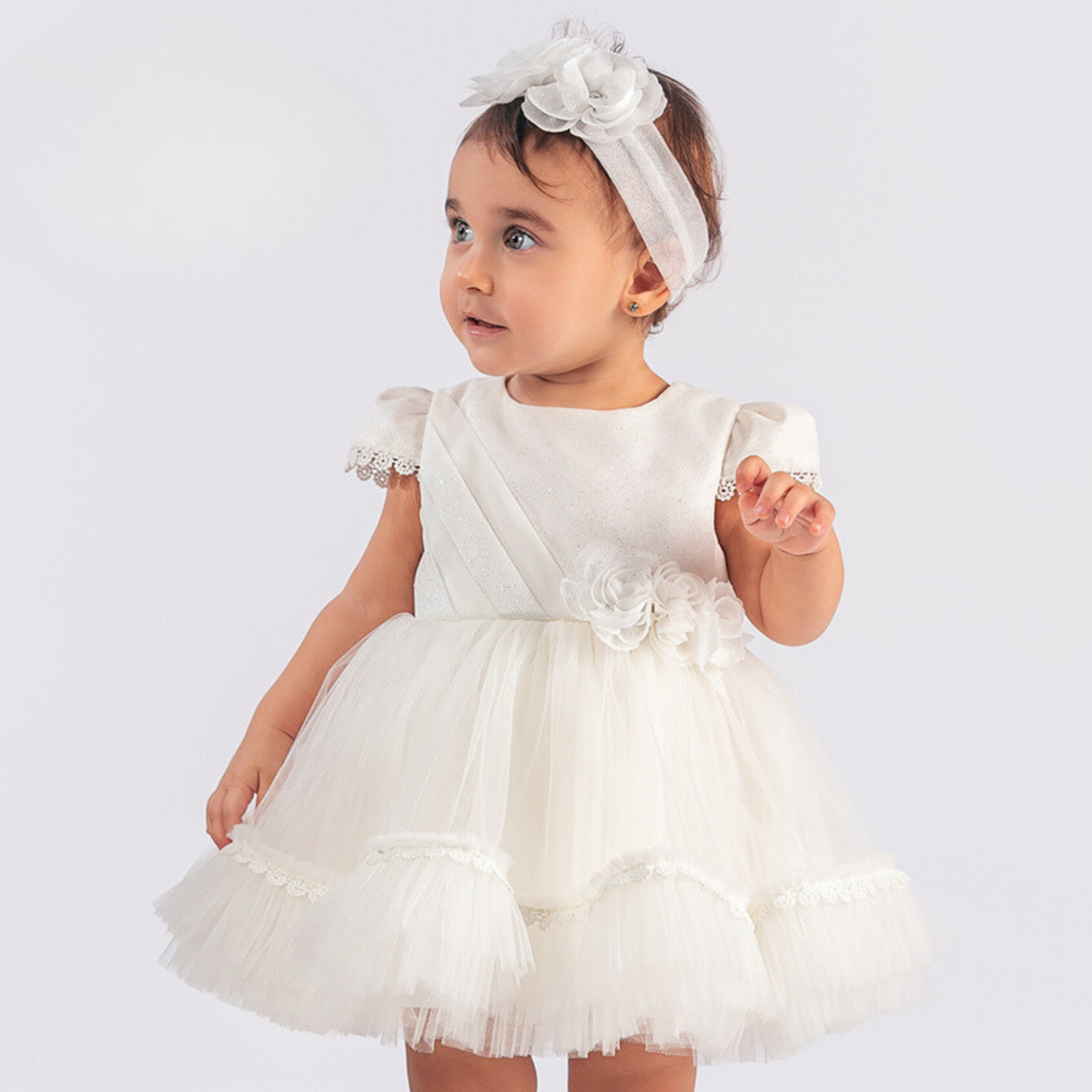 Bright Flower Girls Formal Dress-1