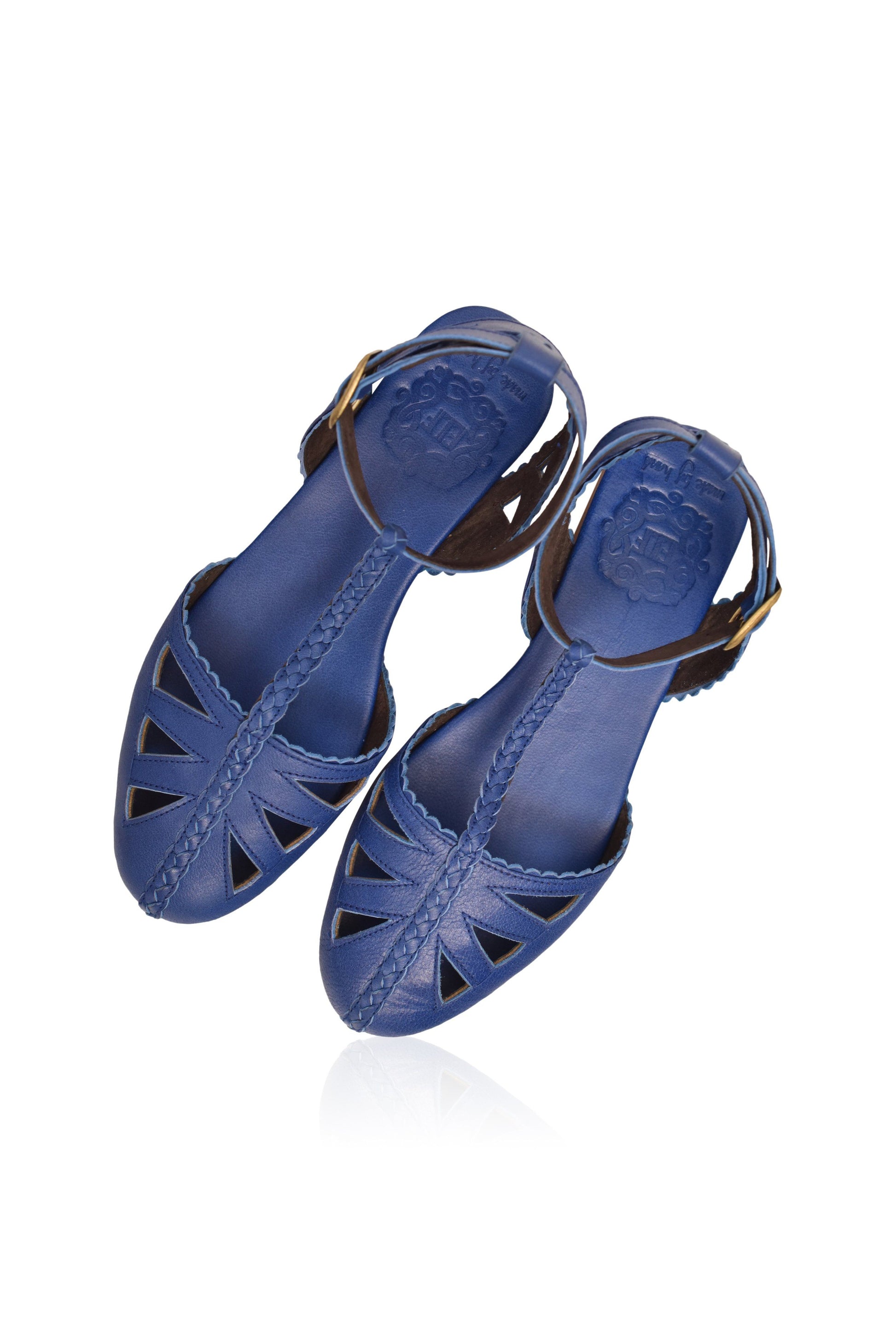 Bounty T-strap Leather Sandals-4