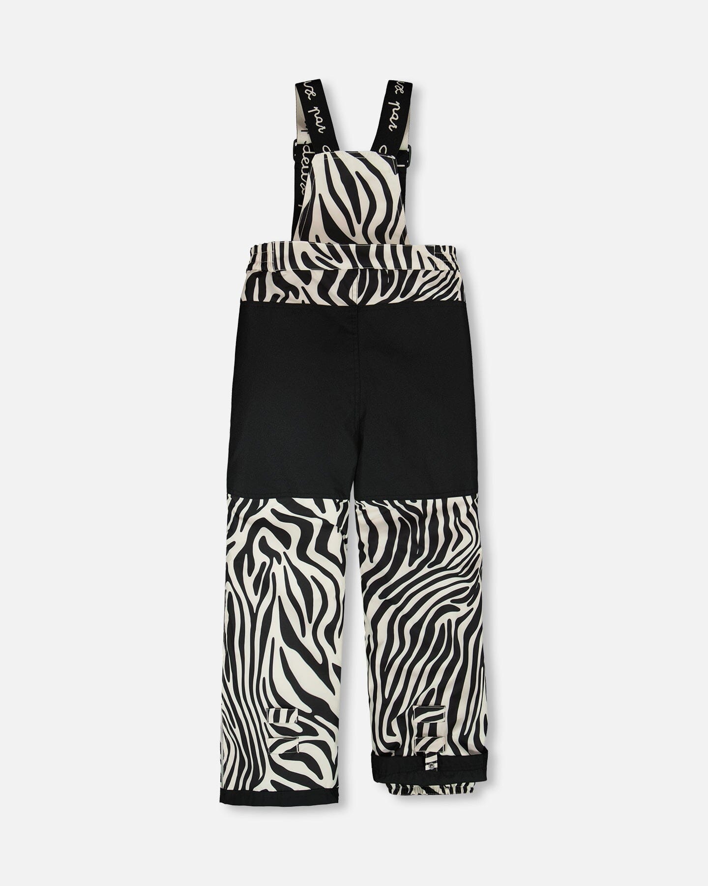 Two-Piece Play Snowsuit Off-White With Printed Pants-4
