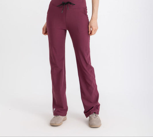 Straight Leggings - Crushed Violets-0