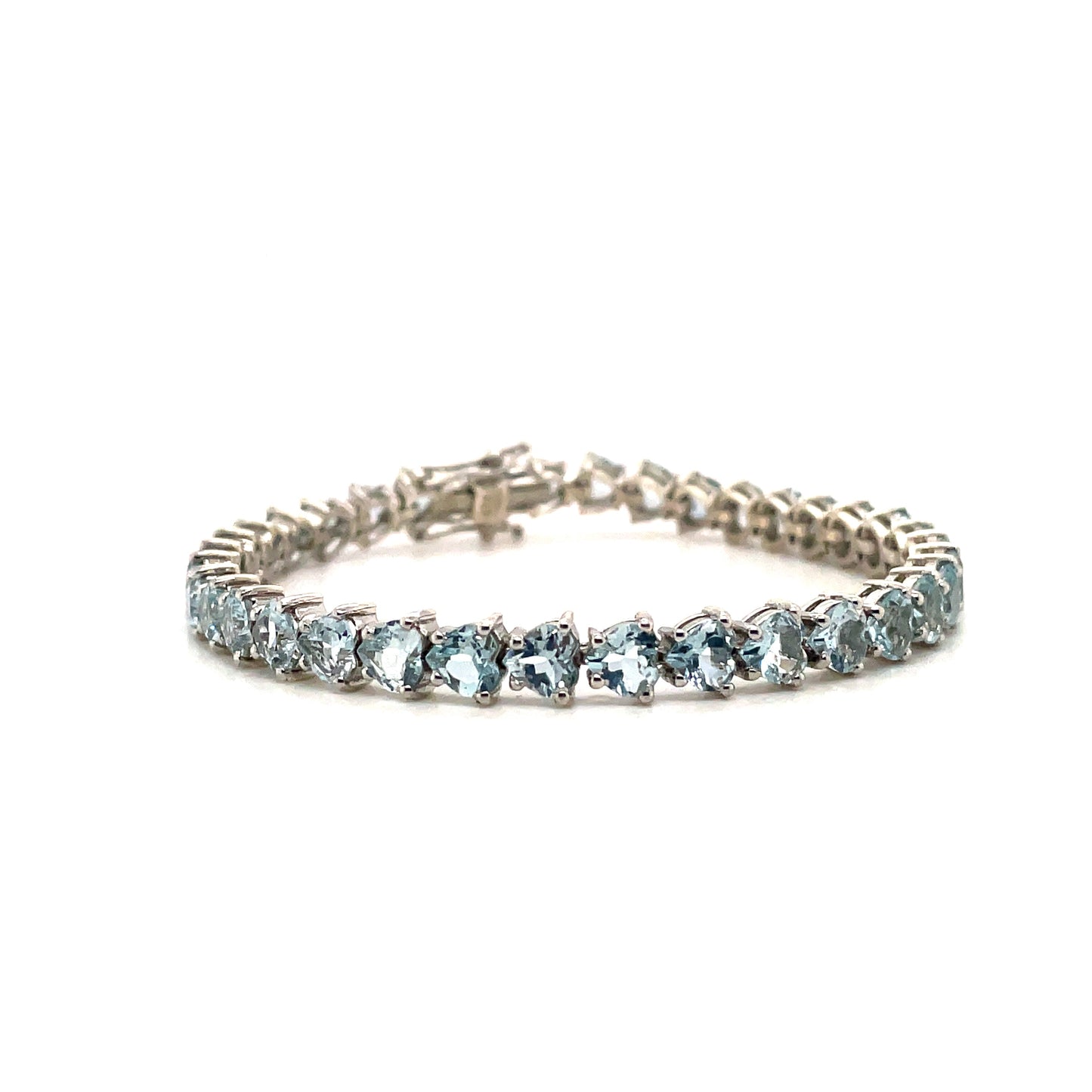 Aquamarine Bracelet in .925 Sterling Silver - KSD 49724-0
