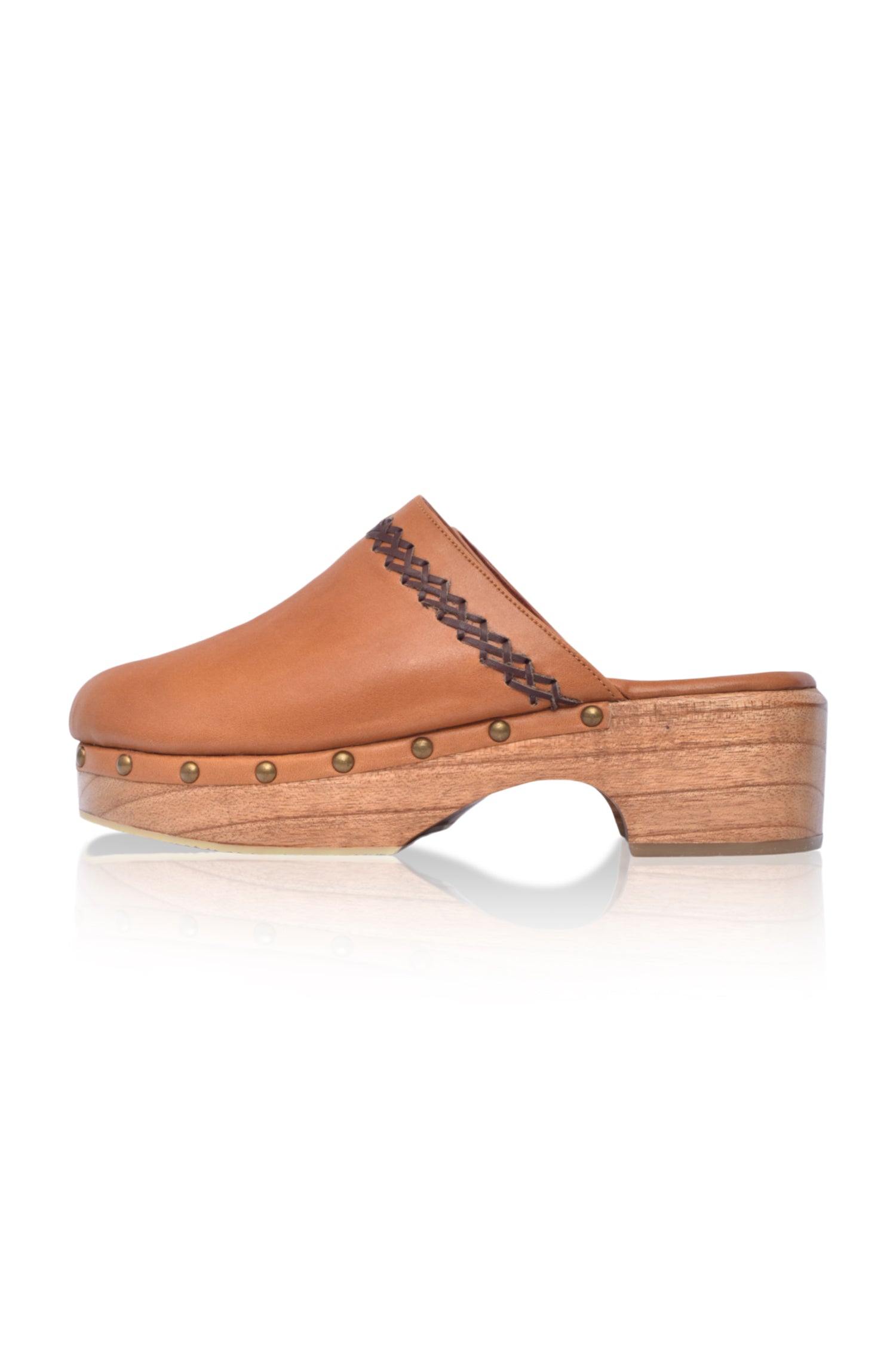 Malibu Leather Clogs-4