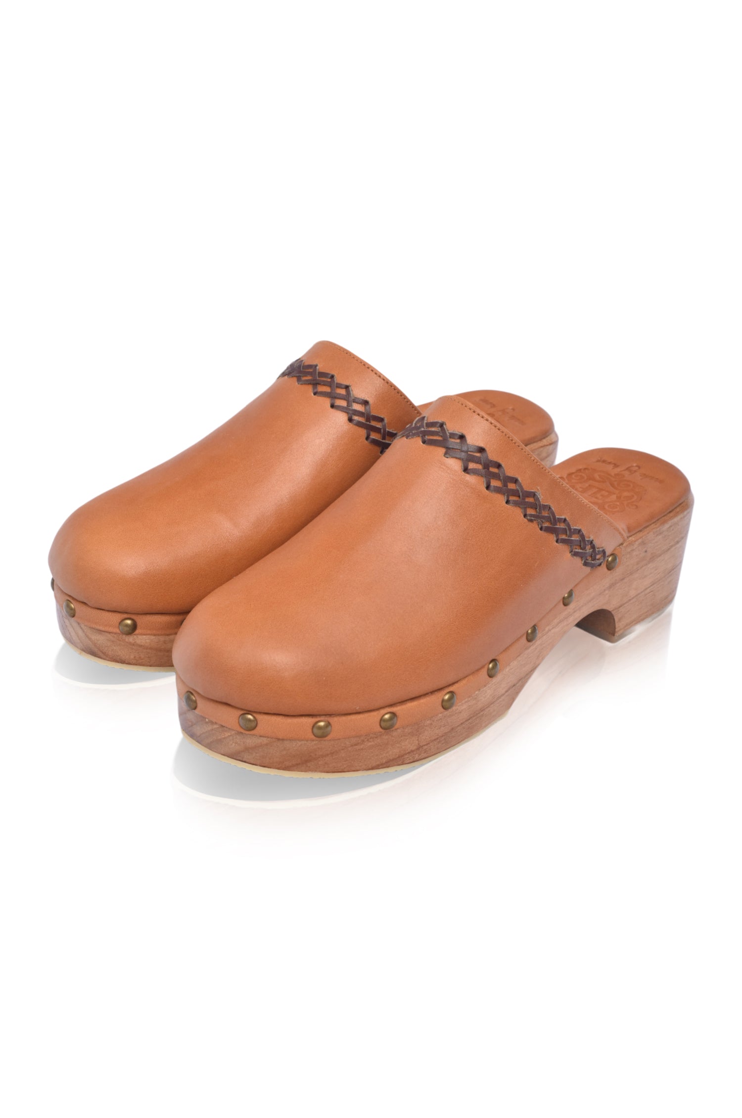 Malibu Leather Clogs-3