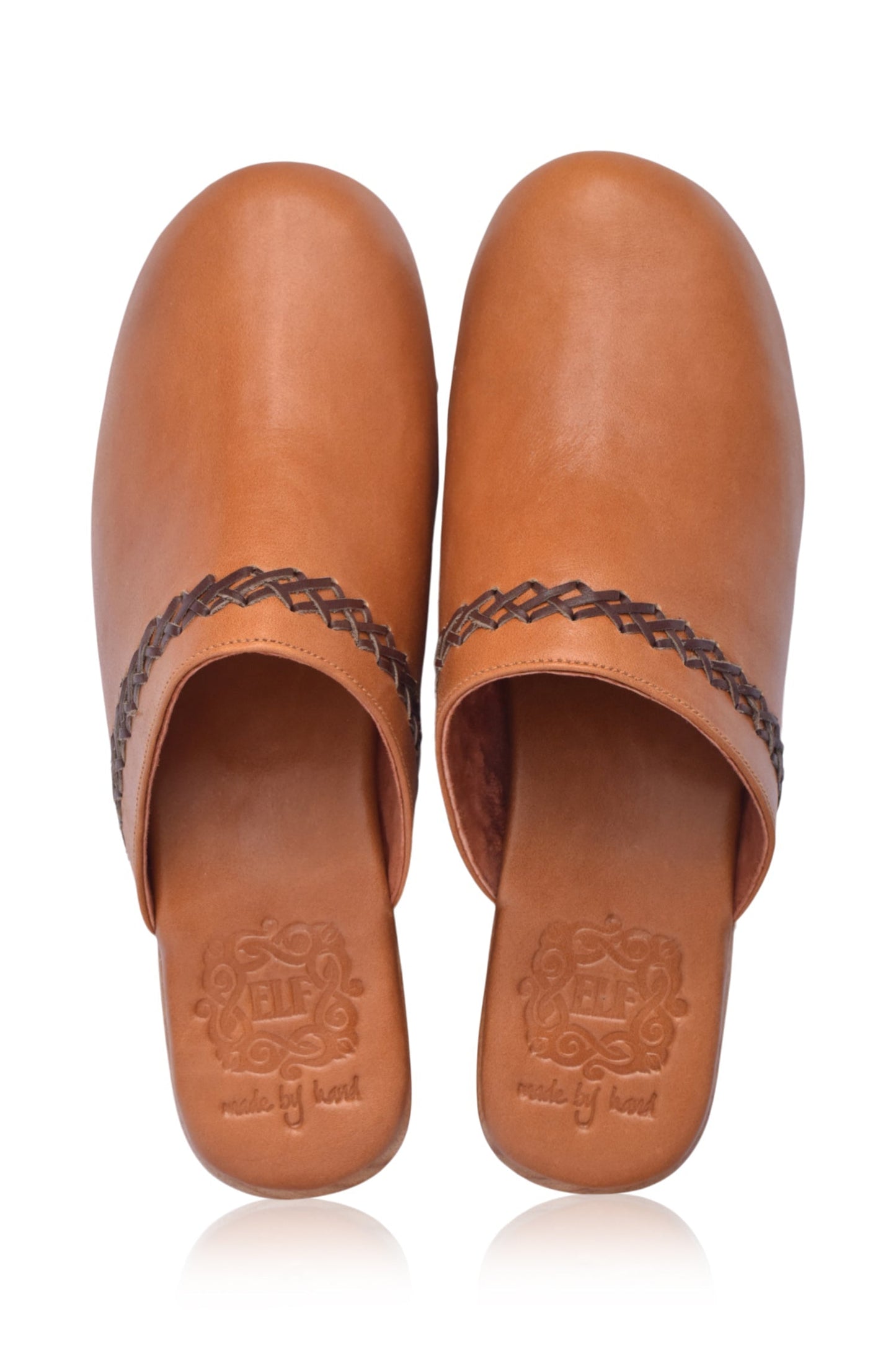 Malibu Leather Clogs-1