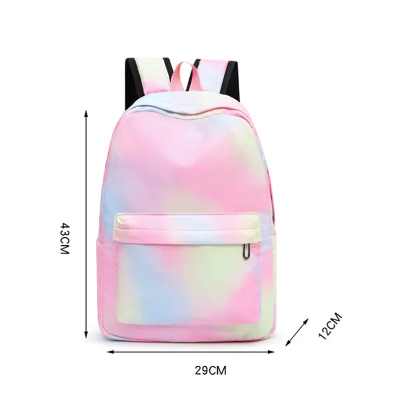3 PCS Lilo & Stitch Colorful Backpack Set (Includes Lunch Bag)-1