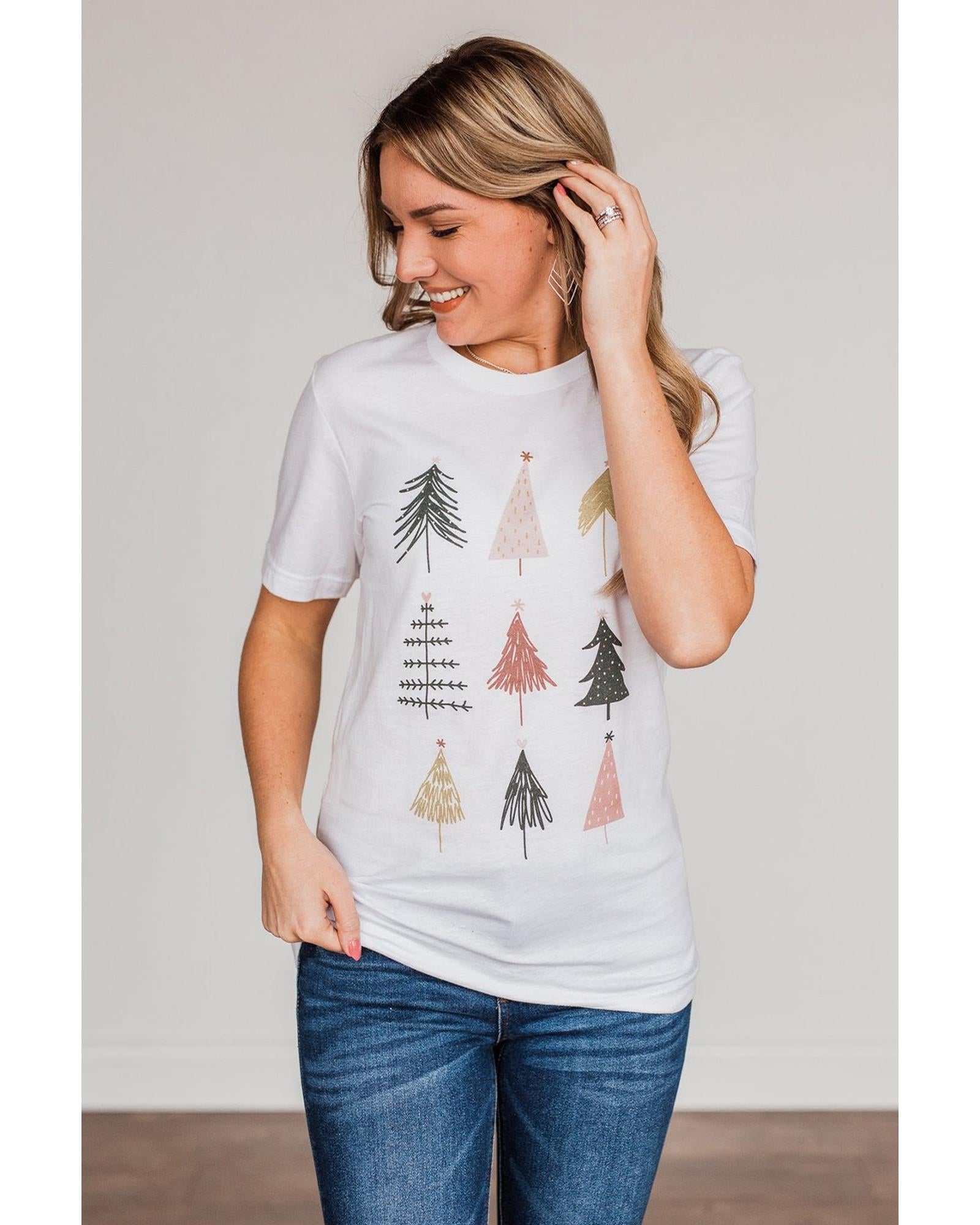 NNEDSZ Azura Exchange Christmas Tree Graphic Tee - M-2