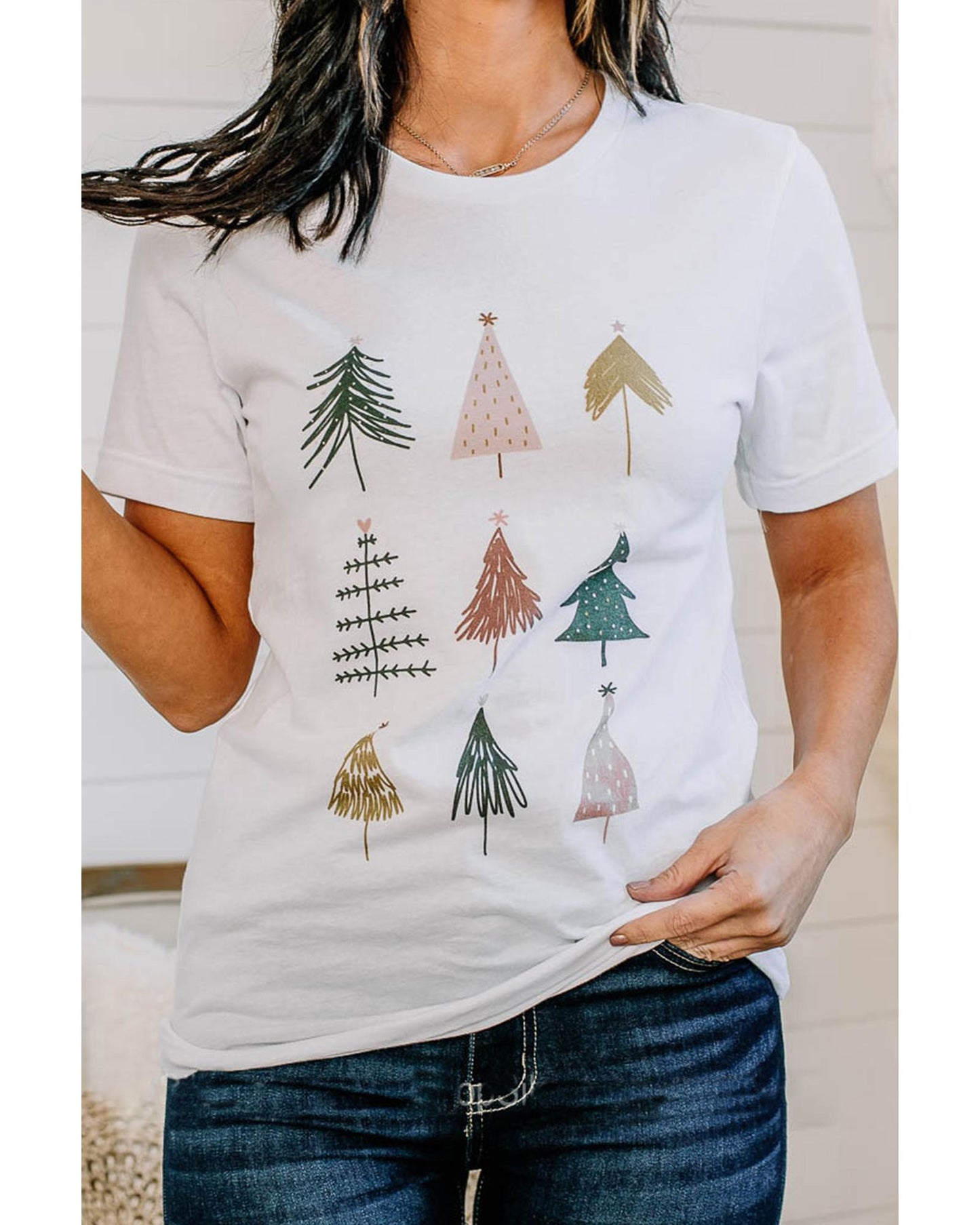 NNEDSZ Azura Exchange Christmas Tree Graphic Tee - M-4