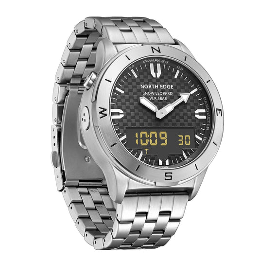 NNEDSZ Stainless Steel Multifunction Smart Watch For Men - Waterproof-0