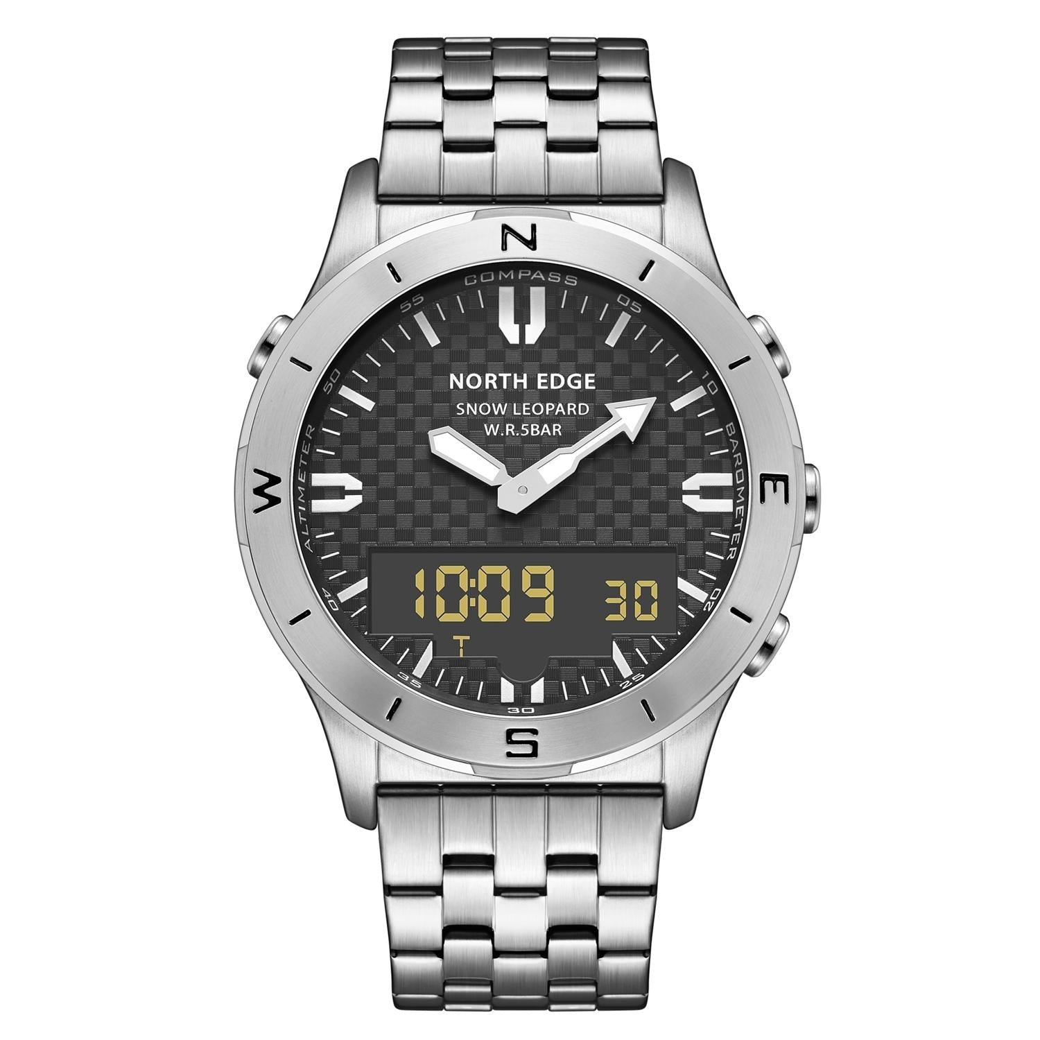 NNEDSZ Stainless Steel Multifunction Smart Watch For Men - Waterproof-2