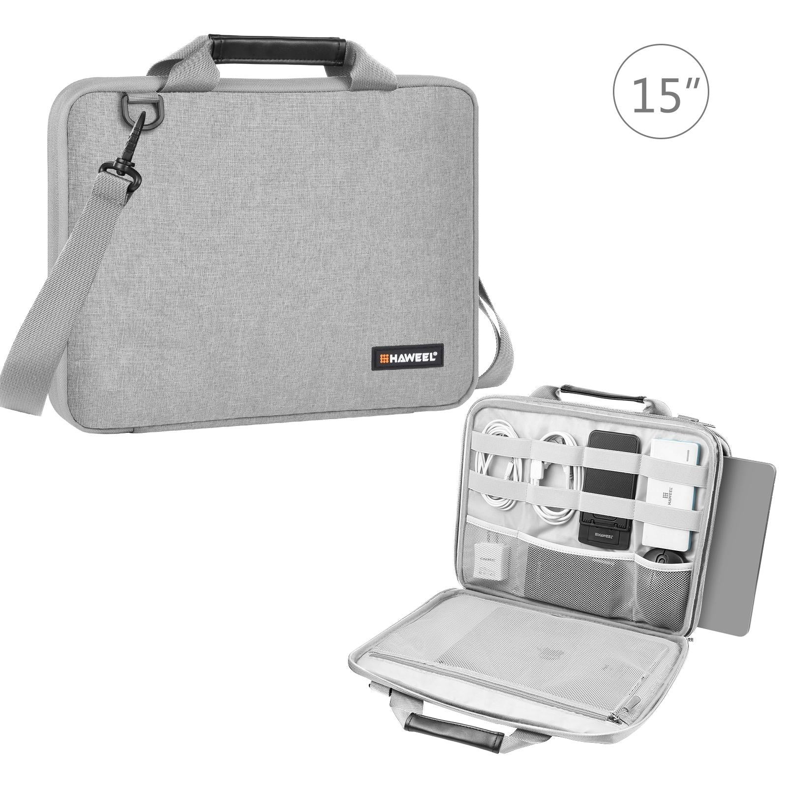 NNEDSZ Convertible Laptop Bag for Macbook Thinkpad Asus Hp - Black-1