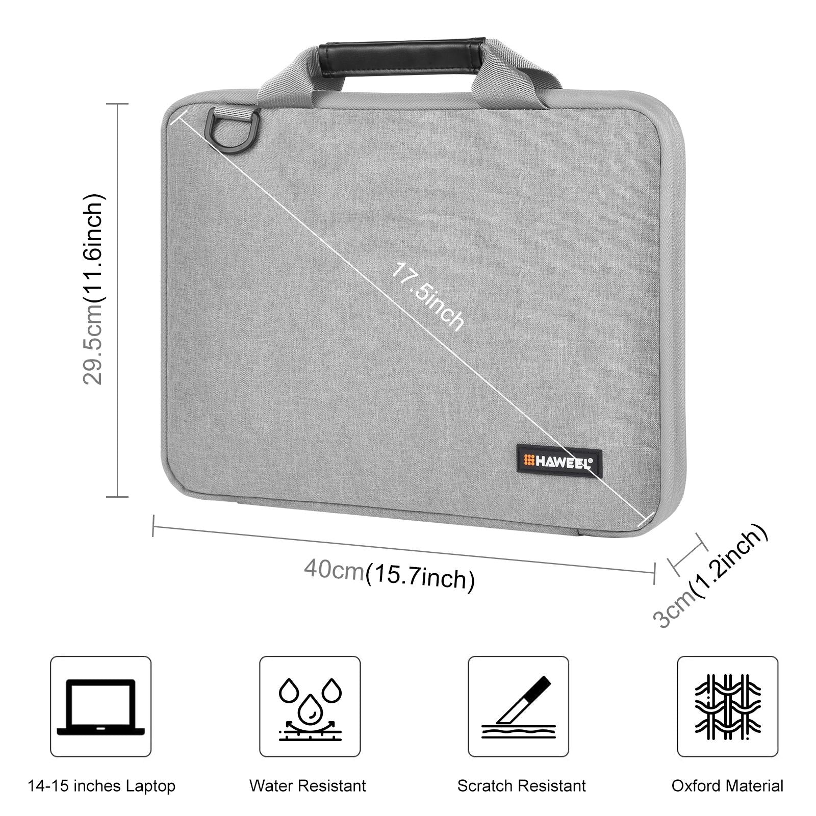 NNEDSZ Convertible Laptop Bag for Macbook Thinkpad Asus Hp - Black-4