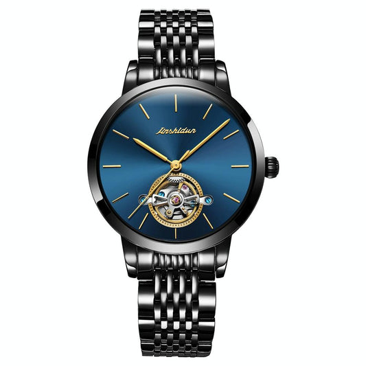 NNEDSZ Waterproof Automatic Mechanical Watch For Women With Simple Hollow Design-0