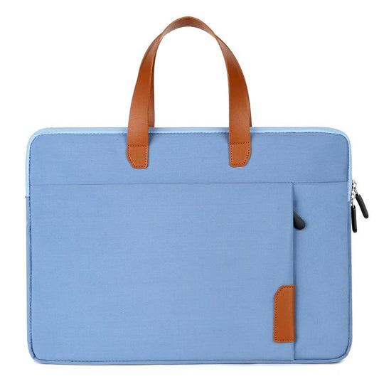 NNEDSZ Lightweight Laptop Liner Bag - Fits 15 / 15.4 / 15.6 Inch - Portable - Blue-0