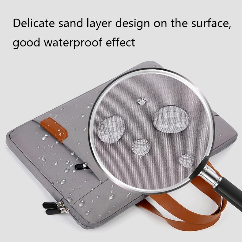 NNEDSZ Lightweight Laptop Liner Bag - Fits 15 / 15.4 / 15.6 Inch - Portable - Blue-4