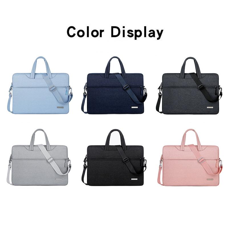 NNEDSZ 12 Laptop Handbag with Shoulder Strap and Power Bag - Inner Bag - Dark Grey-2
