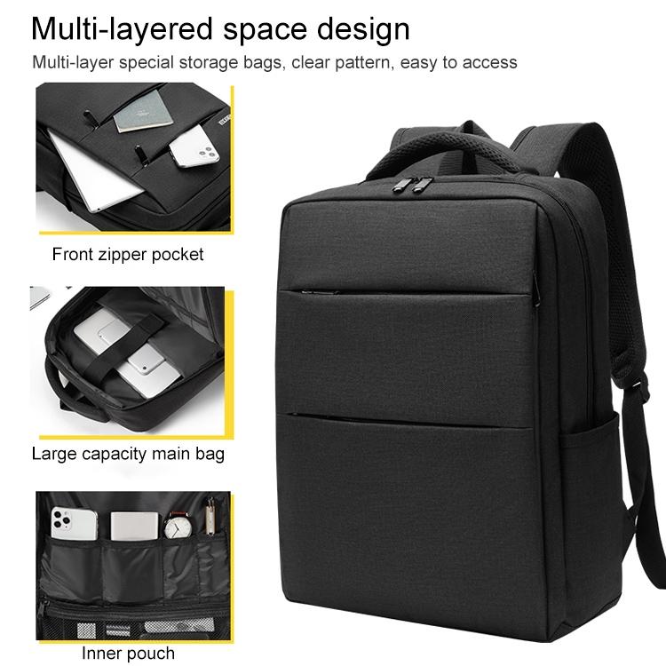 NNEDSZ Multifunctional Laptop Backpack in Oxford Cloth - Cxs-605 - Grey-4