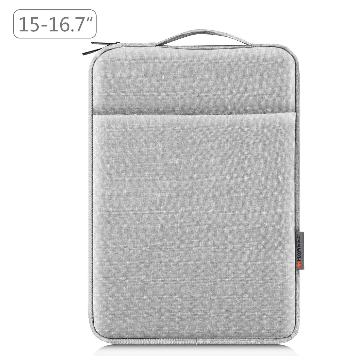 NNEDSZ 15-16.7 Inch Laptop Sleeve Briefcase With Zipper And Handle - Grey-0