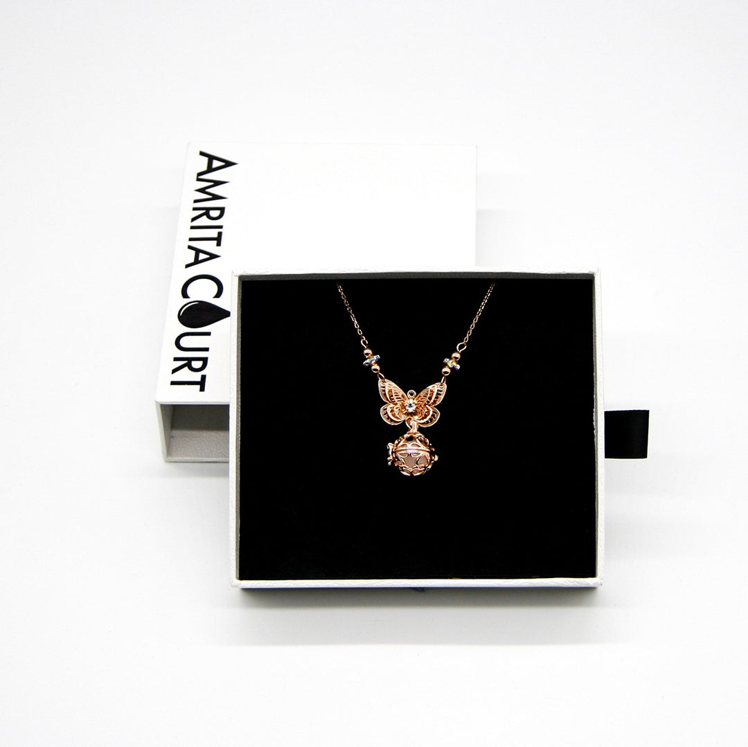 NNEDSZ Gift Box - Butterfly Rose Gold + Purify Oil Blend-1