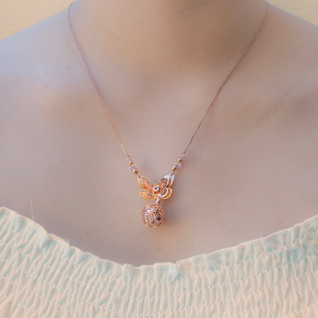 NNEDSZ Gift Box - Butterfly Rose Gold + Purify Oil Blend-2