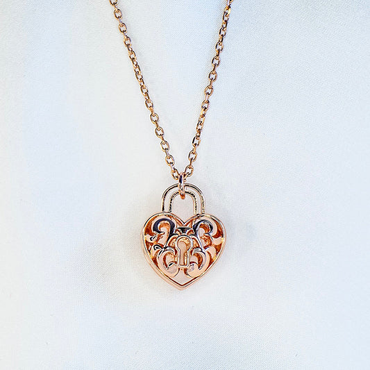 NNEDSZ Gift Box - Heart Lock Rose Gold + Purify Oil Blend-0