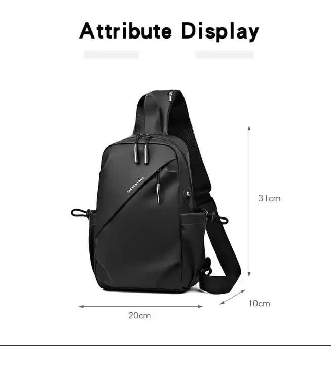 NNEDSZ Multifunctional Crossbody Chest Bag | Stylish and Practical Shoulder Backpack for Everyday Use-3