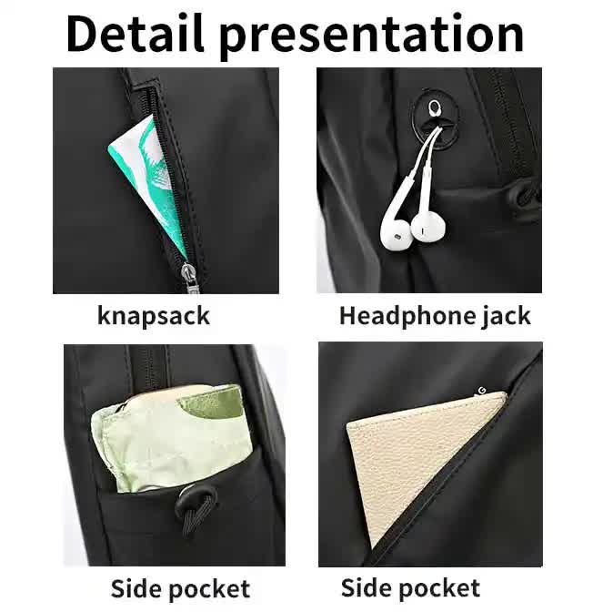 NNEDSZ Multifunctional Crossbody Chest Bag | Stylish and Practical Shoulder Backpack for Everyday Use-4