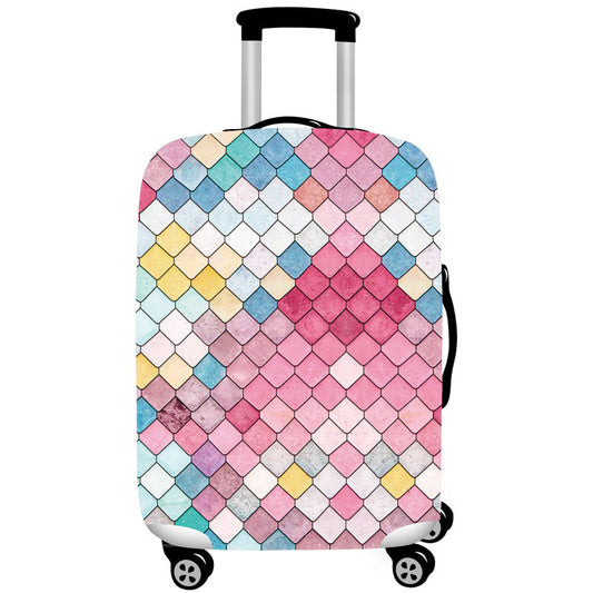 NNEDSZ M 21-24 Inch Elastic Luggage Cover with Zipper, Travel Suitcase Protector, Scratch Resistant Luggage Cover-0